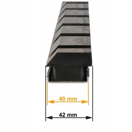 Guminis km 381 10 1000 mm gofruotas