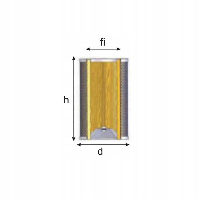 Filtro įdėklas fi31 h 130mm d70