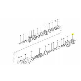 Volvo transmisijos guolis 11709098 bl71