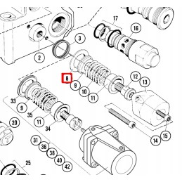 Nordhydraulic rm270 rm250 slankiklio remonto rinkinys