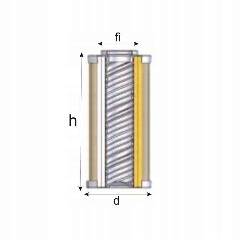 Filtro įdėklas fi25 h 85mm d45