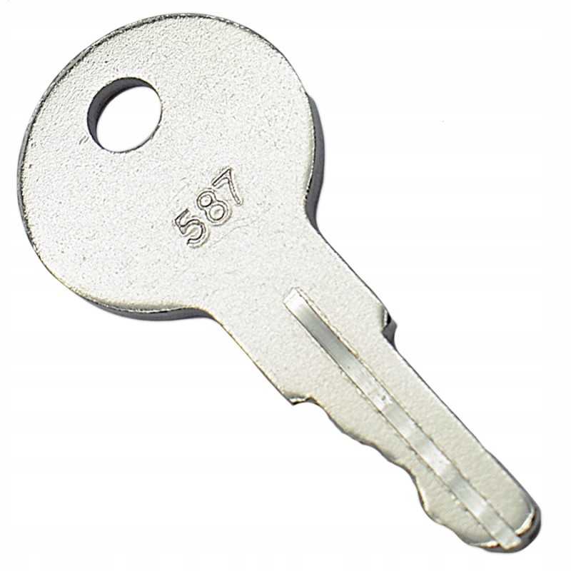 1x Key Key 7012587 587 JLG Terramite mašinos