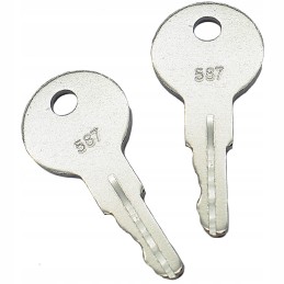 1x Key Key 7012587 587 JLG Terramite mašinos