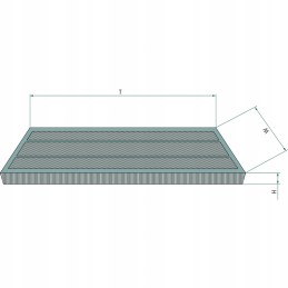 174 mm fleetguard salono oro filtras