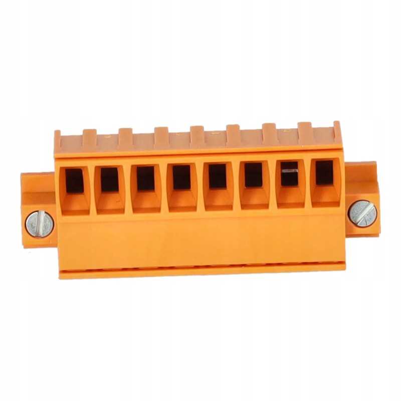 Paltronic 8 kontaktų oranžinis varžtas bl3 kištuke