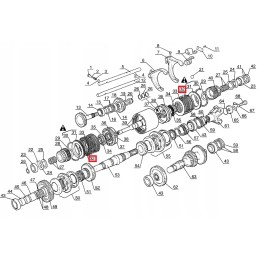 Manitou 473725 pavarų dėžės sankabos diskas