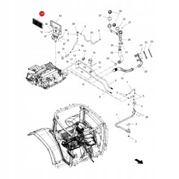 Originalus Massey Ferguson ACW2167080 salono filtras