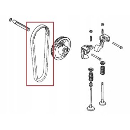 Honda gx 25 paskirstymo dirzas 14400 z3e 013