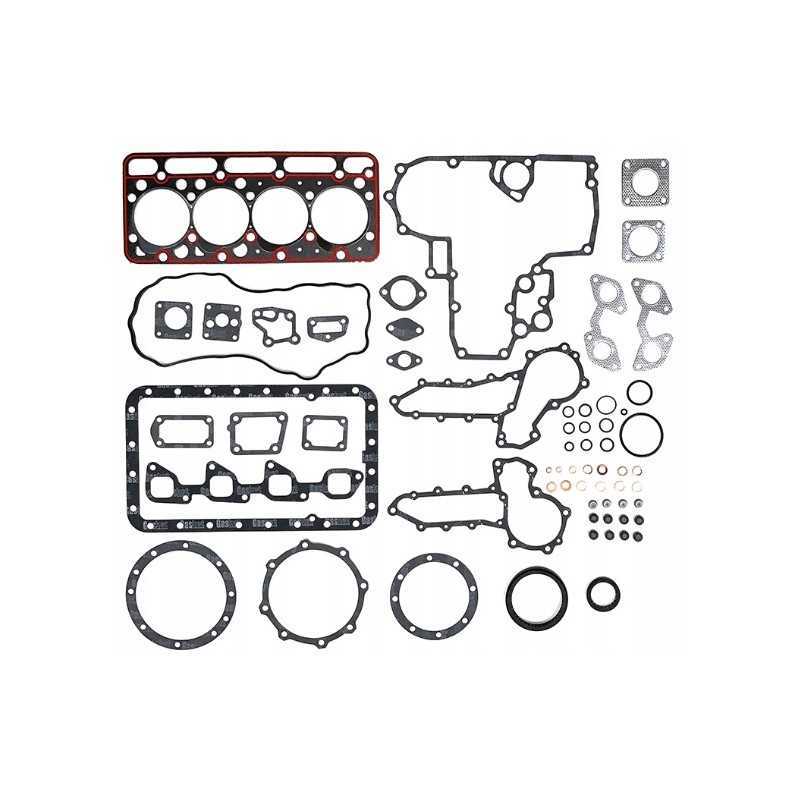 Kubota ppd v2203 g variklio tarpiklių komplektas