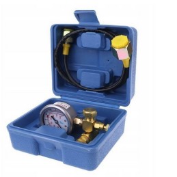 Dujų pildymo komplektas, slėgio matuoklis hidrauliniams plaktukams