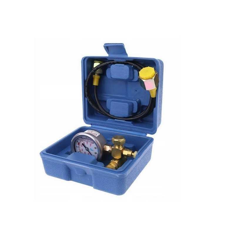 Dujų pildymo komplektas, slėgio matuoklis hidrauliniams plaktukams