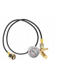 Dujų pildymo komplektas, slėgio matuoklis hidrauliniams plaktukams