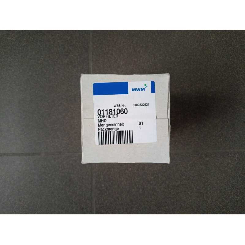 Kuro filtras 01181060 originalus Deutz pirminis įdėklas