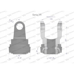 Šakinis krautuvas su žiedu 1 3 8 z6 30x106 7r ce serija