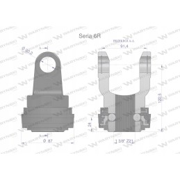 Šakinis krautuvas su žiedu 1 3 8 z21 30 2x91 4 serija 6