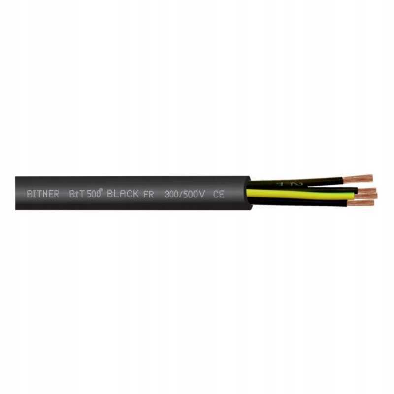 Valdymo kabelio antgalis 500 juodas fr 3x0 75 300 50