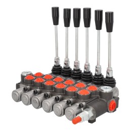 6 sekcijų hidraulinis skirstytuvas