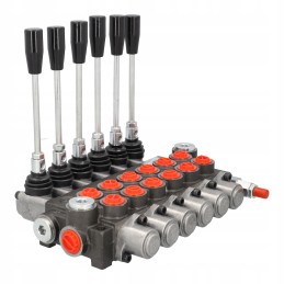 6 sekcijų hidraulinis skirstytuvas