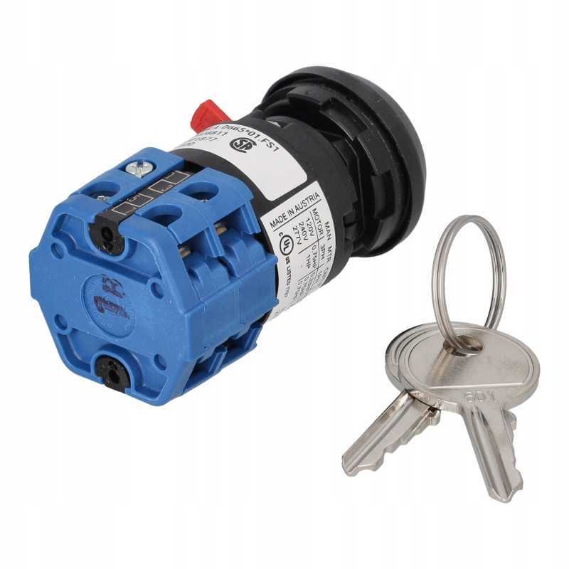 3 padėčių pirštinis uždegimo jungiklis su 22 mm raktu