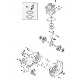 Husqvarna variklio remonto komplektas k 750 k 760