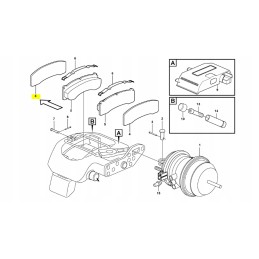 Stabdžių trinkelių ploviklis Volvo savivarčiui