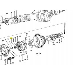 „Volvo“ savivarčio galutinė pavara