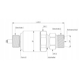 Pasukama jungtis krueger ag 1 2 m22x1 5 14s