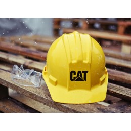 Caterpillar statybinis apsauginis šalmas, geltonas