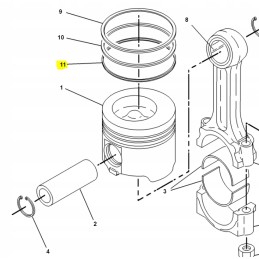 Katės stūmoklio žiedas 7c5232
