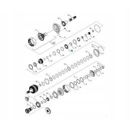 Rutulinis guolis 55x90x18 new holland korpusas 5122846 c