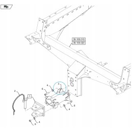 Priekabos prikabinimo vamzdis 47453601
