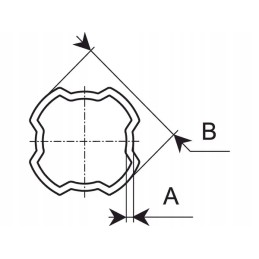 Išorinis kvadratinis profiliuotas vamzdis sh s0 oe we