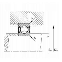 Rsrb16 222 l0 ina 16x222x50 mm