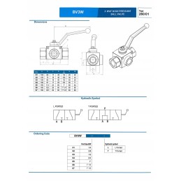 3 krypčių vožtuvas 1 valgomasis šaukštas t