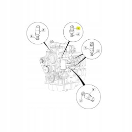 JCB 320 04554 šalto užvedimo jutiklis