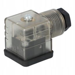 Din ritės kištukas su LED 12 24vdc