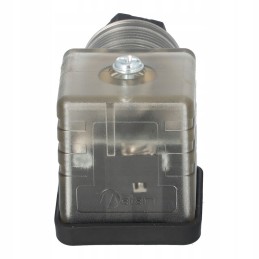 Din ritės kištukas su LED 12 24vdc