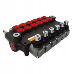 Šešių sekcijų hidraulinis skirstytuvas, 6 sekcijų