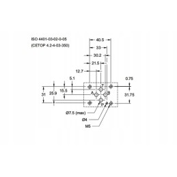 Skirstytuvo solenoidinis vožtuvas 3we6ga dg4v ng6 cetop3 12
