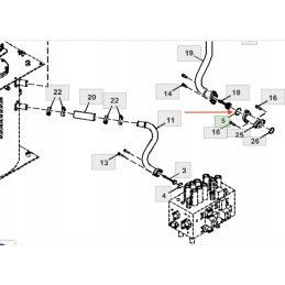 John Deere A811055 hidraulinės sistemos sandariklis