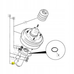 Stabdžių siurblys jcb 3cx 4cx 15 920389 15 905504 15 920158