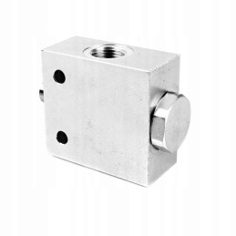 Galinis eigos vožtuvas, paprastai uždarytas, dvigubas patikrinimas 1 2