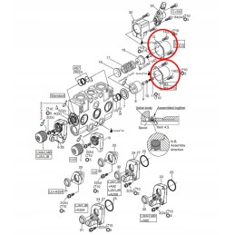 F130cf dangtelio slankiklio remonto rinkinys