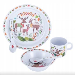 Mažas Marso dubuo pagamintas iš melamino elnio