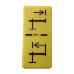 Piktograma, išplečianti kairę atramą