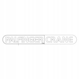 Palfinger krano lipdukas 920x110 mm