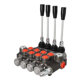 4 sekcijų hidraulinis skirstytuvas