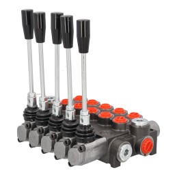 5 sekcijų hidraulinis skirstytuvas