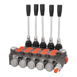 5 sekcijų hidraulinis skirstytuvas