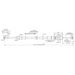 Vairasvirtės valdymo kabelis l 1 5m